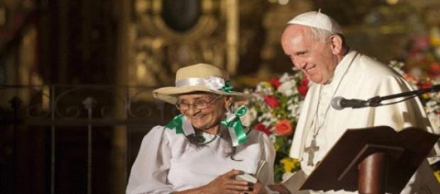 Francisco en su visita por Ecuador. Francisco en su visita por Ecuador.