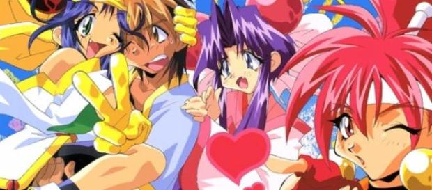 Protagonistas de 'Saber Marionette J' Protagonistas de 'Saber Marionette J'