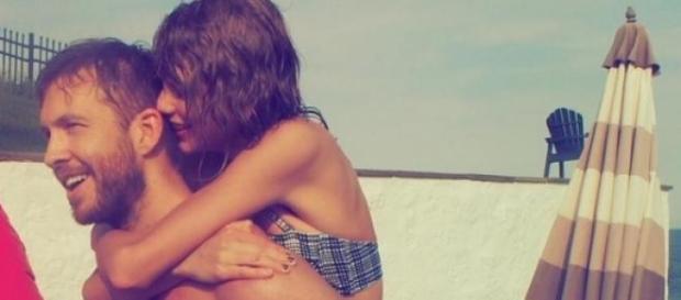 Taylor Swift und Calvin Harris. Taylor Swift und Calvin Harris.