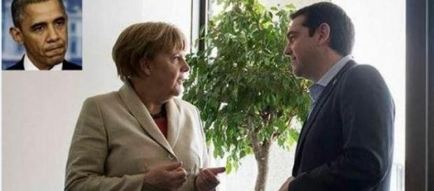 Tsipras și Merkel consiliați de Obama? Tsipras și Merkel consiliați de Obama?