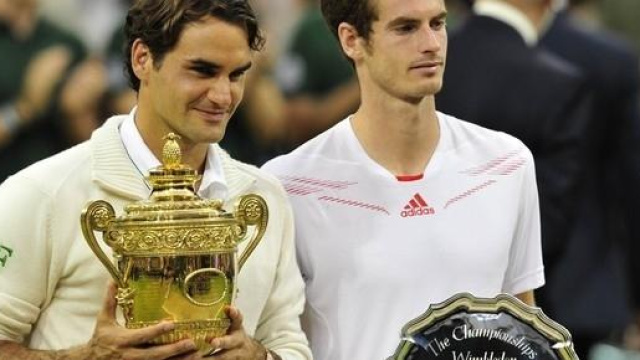Federer e Murray nel 2012