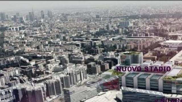 lo stadio del Milan tra via Serra e Via Scarampo