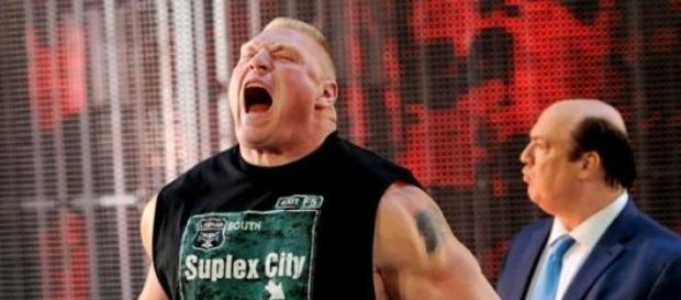 Brock Lesnar and Paul Heyman (image via WWE) Brock Lesnar and Paul Heyman (image via WWE)