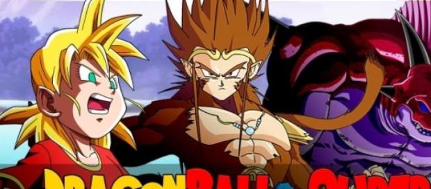 Goku regressa 18 anos depois. Goku regressa 18 anos depois.