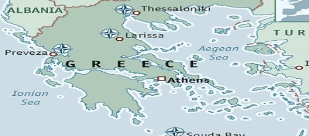 Le quattro basi NATO in Grecia Le quattro basi NATO in Grecia