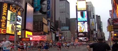 New York durante una maratona cittadina