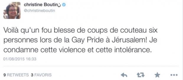 Le tweet de Christine Boutin est très surprenant. Le tweet de Christine Boutin est très surprenant.