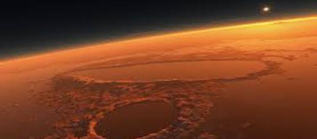 Ripresa spaziale del Pianeta Rosso Ripresa spaziale del Pianeta Rosso