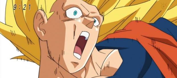 Goku ilustrado en una pobre calidad Goku ilustrado en una pobre calidad