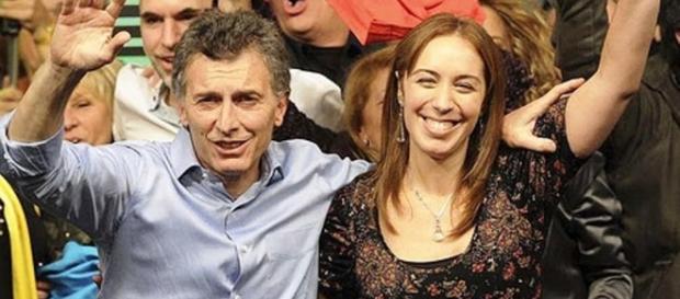 Macri y Vidal festejando en la elección Macri y Vidal festejando en la elección