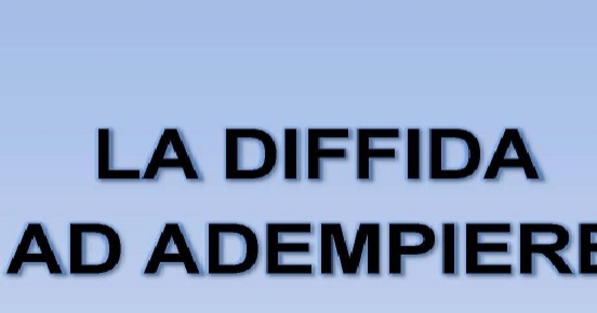 Come scrivere una lettera di diffida ad adempiere