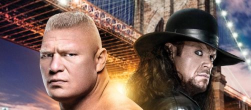 Undertaker e Brock Lesnar nel poster di Summerslam