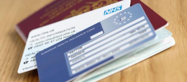 Tarjeta sanitaria europea, NHS Tarjeta sanitaria europea, NHS