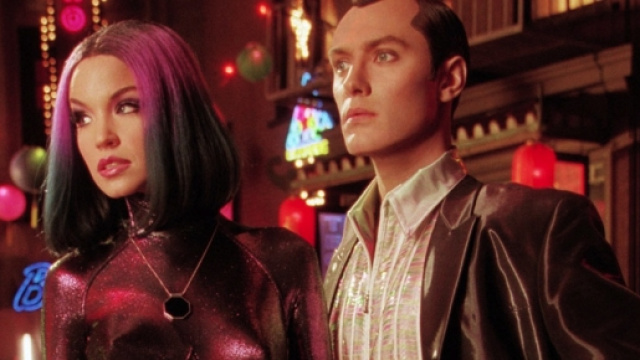 Jude Law in una scena di Intelligenza Artificiale