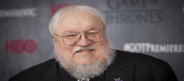 George R.R. Martin en un acto de HBO George R.R. Martin en un acto de HBO