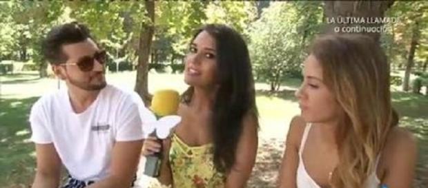 Manu y Susana durante una entrevista Manu y Susana durante una entrevista