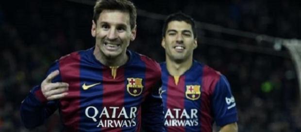 Messi and Suarez both scored for Barcelona Messi and Suarez both scored for Barcelona