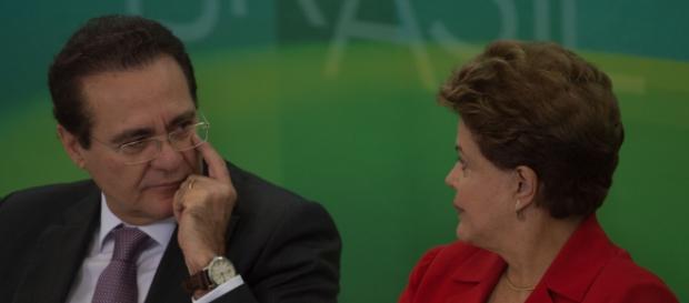 Renan e Dilma Rousseff: diálogo contra a crise Renan e Dilma Rousseff: diálogo contra a crise