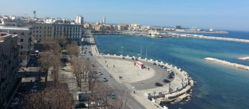 Una vista panoramica della città di Bari