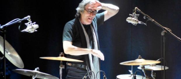 Giancarlo Golzi, batterista dei Matia Bazar Giancarlo Golzi, batterista dei Matia Bazar