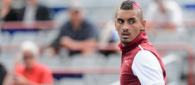Irreverente tenista australiano, Nick Kyrgios. Irreverente tenista australiano, Nick Kyrgios.