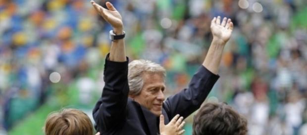 Jorge Jesus, treinador do Sporting. Jorge Jesus, treinador do Sporting.