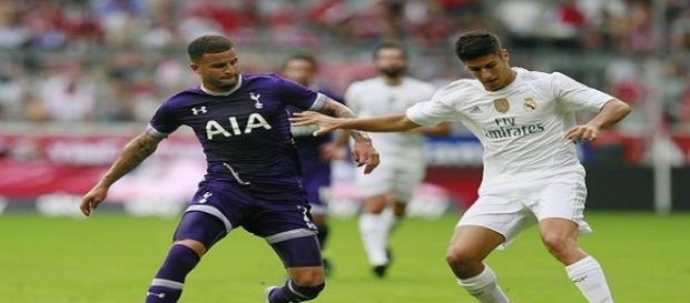 Marco Asensio en un partio de pretemporada. Marco Asensio en un partio de pretemporada.