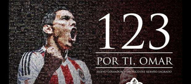 Omar Bravo es el máximo goleador de Chivas con 123 Omar Bravo es el máximo goleador de Chivas con 123