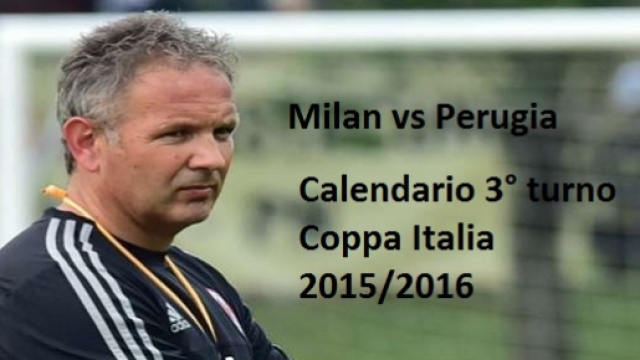 Calendario tv Tim Cup 2016: Milan-Perugia 3° turno
