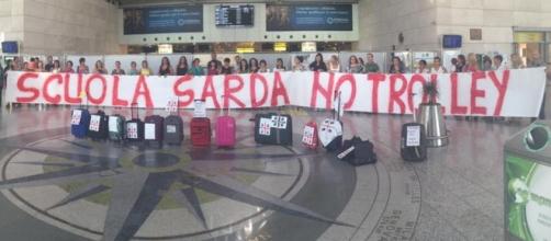 Assunzioni scuola, protesta docenti Sardegna