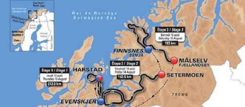 Le tappe dell'Arctic Race of Norway