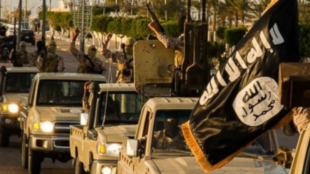 Una foto dei miliziani dell'Isis