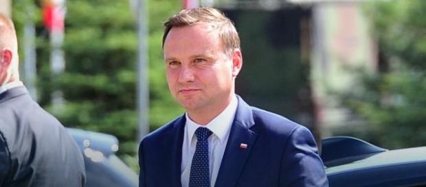 Andrzej Duda podczas obchodów 15 sierpnia. Andrzej Duda podczas obchodów 15 sierpnia.