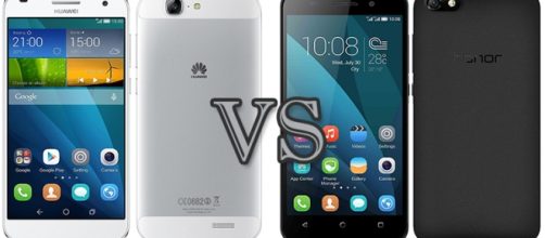 Smartphone Huawei: Ascend G7 vs Honor 4X