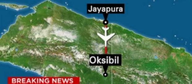 Ruta avionului indonezian prăbuşit Ruta avionului indonezian prăbuşit