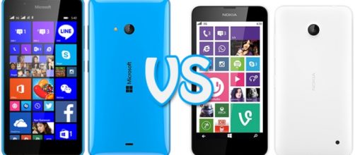 Microsoft Lumia 540 vs Nokia Lumia 630