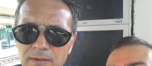 Mihajlovic a Roma Termini in partenza per Milano