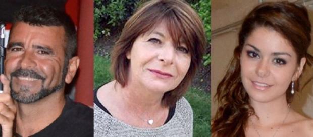 Benítez, su mujer Marie-Josée y su hija Allison. Benítez, su mujer Marie-Josée y su hija Allison.
