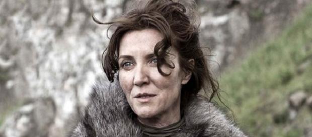 Michelle Fairley, caracterizada como Catelyn Stark Michelle Fairley, caracterizada como Catelyn Stark