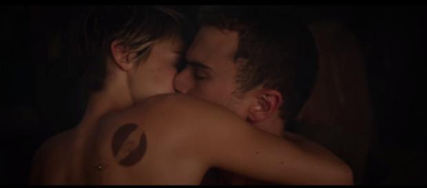 shailene woodley y Theo James como Tris y Cuatro shailene woodley y Theo James como Tris y Cuatro