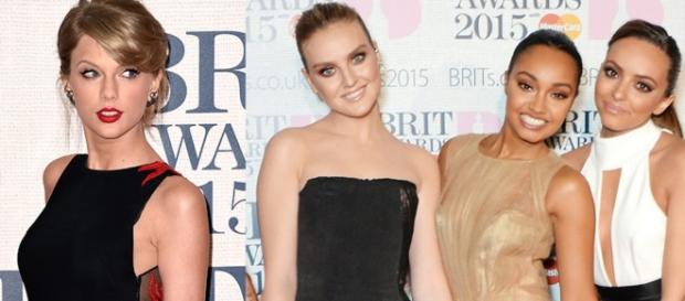 Taylor Swift apoia Perrie Edwards Taylor Swift apoia Perrie Edwards