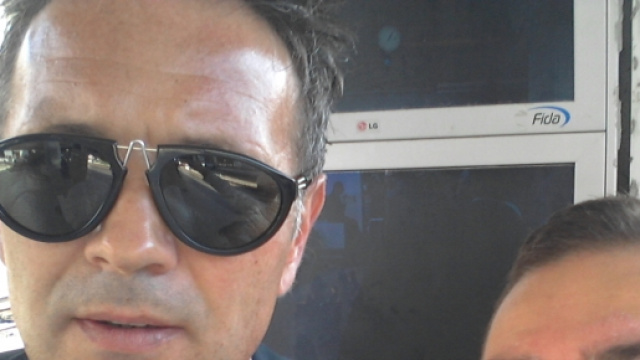 Mihajlovic a Roma Termini in partenza per Milano