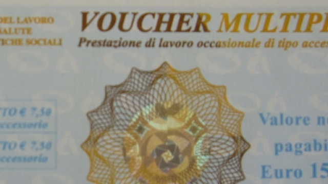 Voucher solo per via telematica