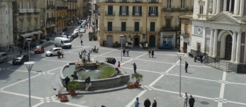 Caltanissetta, piazza Garibaldi