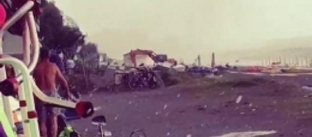 Maltempo in Calabria: tornado a Diamante. Maltempo in Calabria: tornado a Diamante.