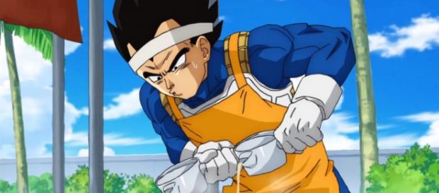 Vegeta cocinando para el Dios de la destrucción Vegeta cocinando para el Dios de la destrucción
