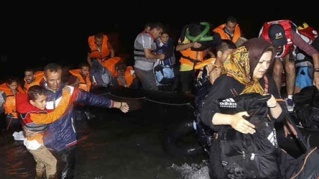 Un'immagine degli sbarchi a Kos