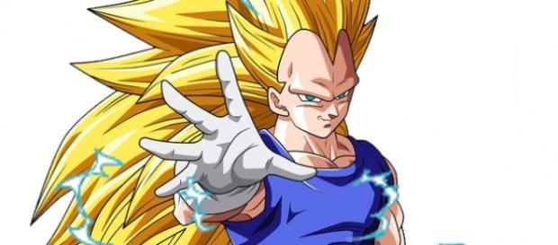 El boceto de Vegeta SS3 para los juegos El boceto de Vegeta SS3 para los juegos