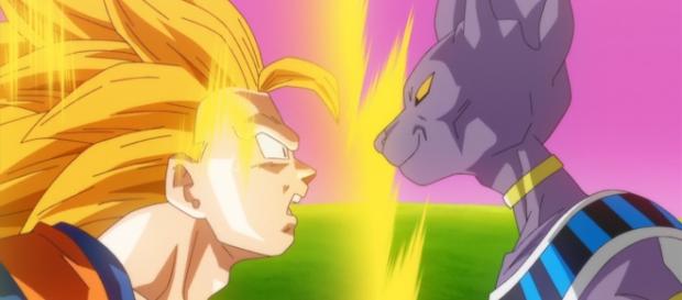 Goku y Bills en "La Batalla de los Dioses" Goku y Bills en "La Batalla de los Dioses"