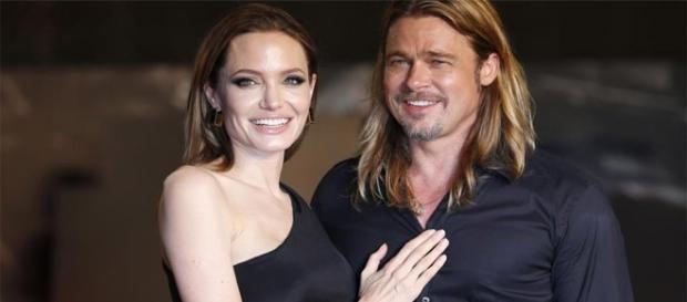 Angelina Jolie junto a su esposo Brad Pitt Angelina Jolie junto a su esposo Brad Pitt